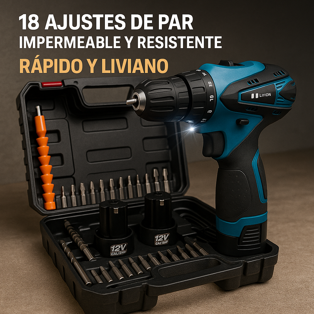 Taladro Inalámbrico de Mano
