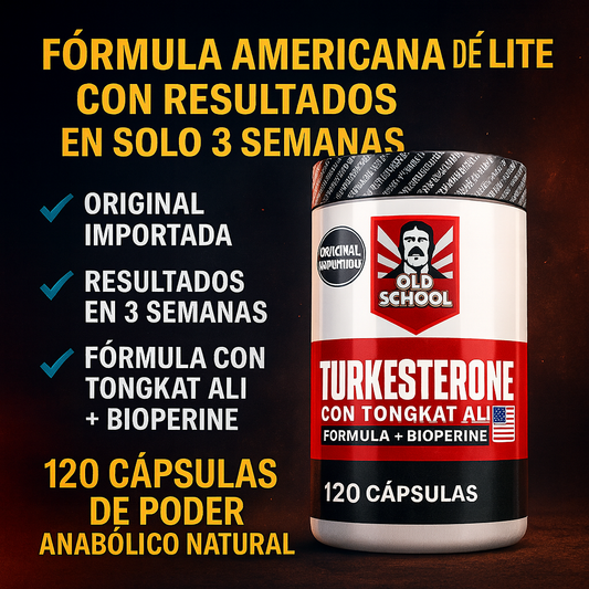 Turkesterona Premium Importada 🔥 MEJORA TU RENDIMIENTO GARANTIZADO