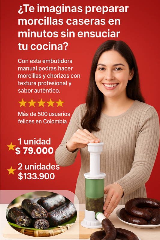 Maquina Embutidora de Morcilla