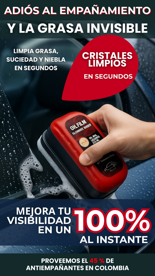 Limpiador de Vidrios + Aceite Antiempañante (120ml)