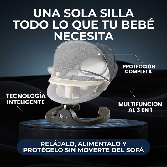 Silla Eléctrica Mecedora Reclinable para Bebé