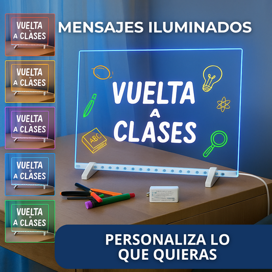 Tablero Mágico de Acrílico Iluminado