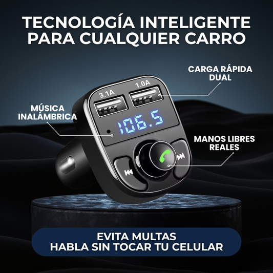 Transmisor Bluetooth para Carro